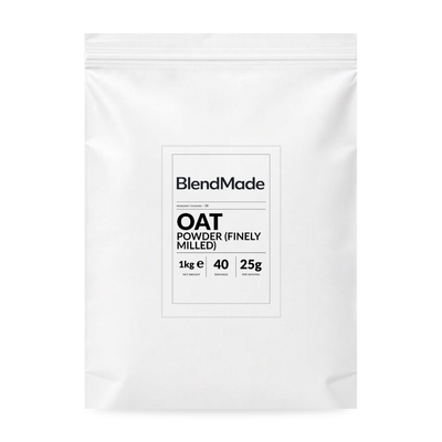 BlendMade SKU gallery - BM-OAT-POWDER-FINELY-MILLED-1KG | 01 | 735f6941443c | Oat Powder (Finely Milled) | Main pack shot