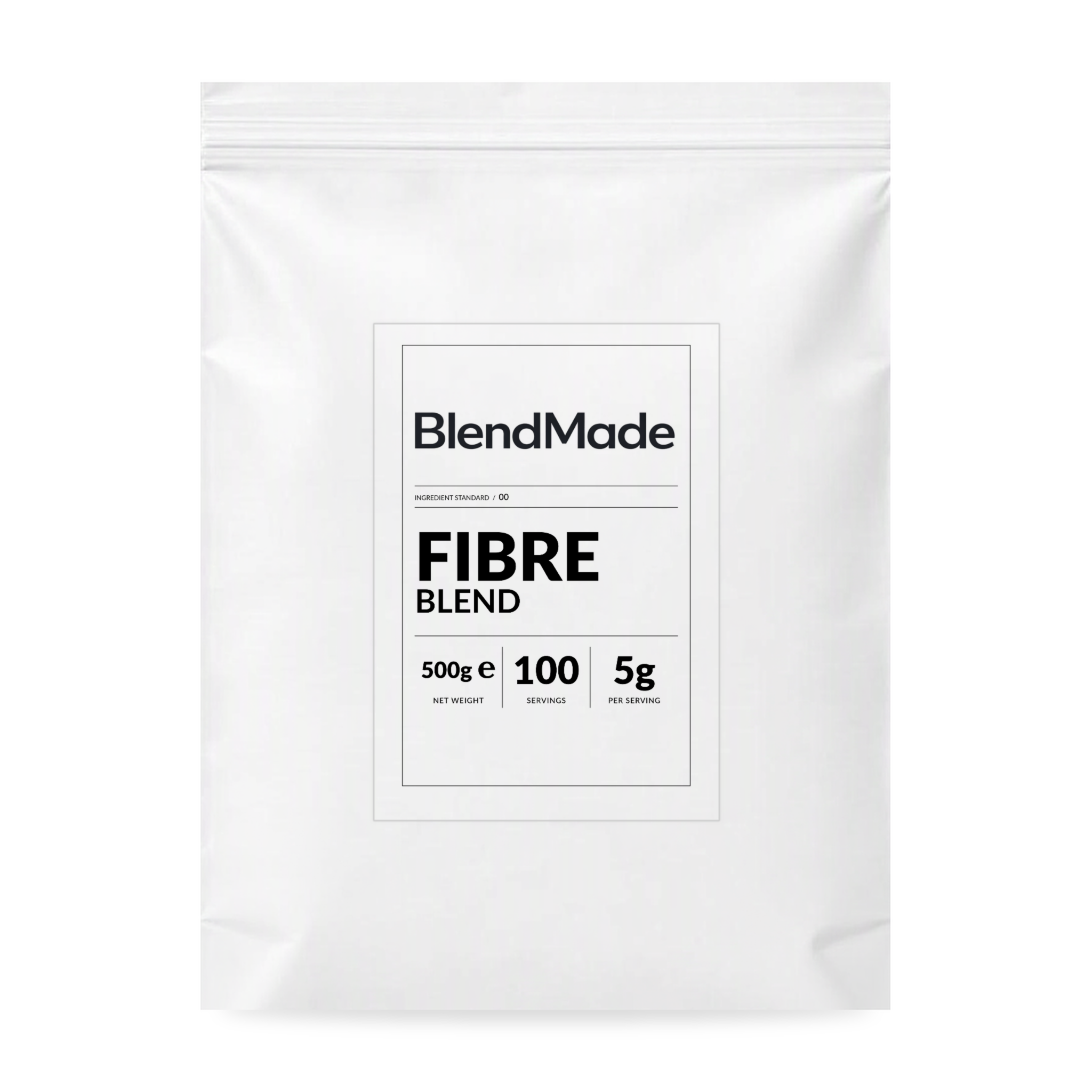 BlendMade SKU gallery - BM-FIBRE-BLEND-500G | 01 | f1a605cddc0e | Fibre Blend | Main pack shot