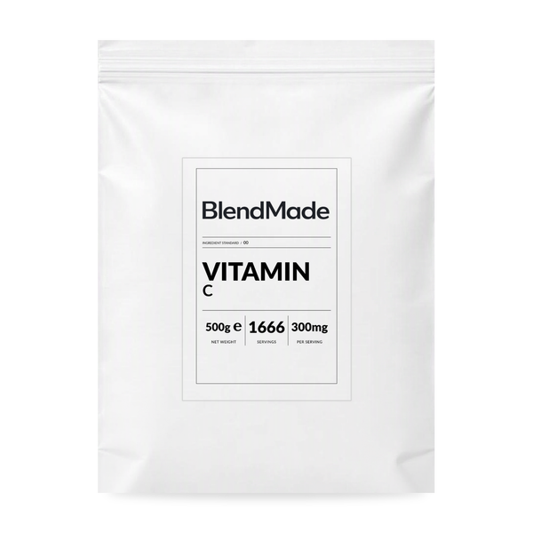 BlendMade SKU gallery - BM-VITAMIN-C-500G | 01 | d5fa703ed50a | Vitamin C | Main pack shot
