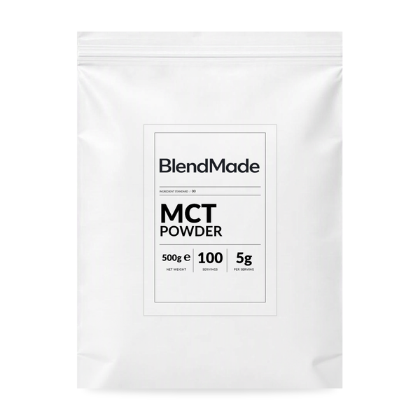 BlendMade SKU gallery - BM-MCT-POWDER-500G | 01 | 7c8681bbea80 | MCT Powder | Main pack shot